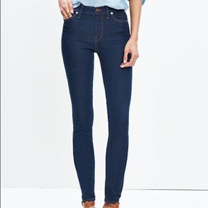 Madewell 9” High-Ruse Skinny Jeans